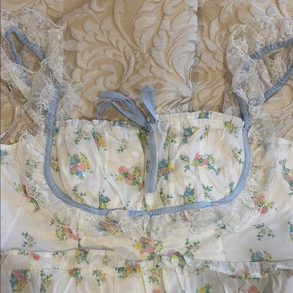 For Love and Lemons Dress with Lace Trim - Picture 2 of 5